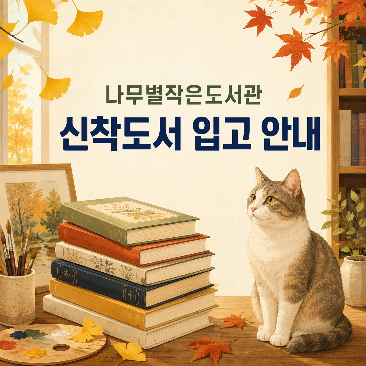 나무별작은도서관 신착도서 입고 안내
